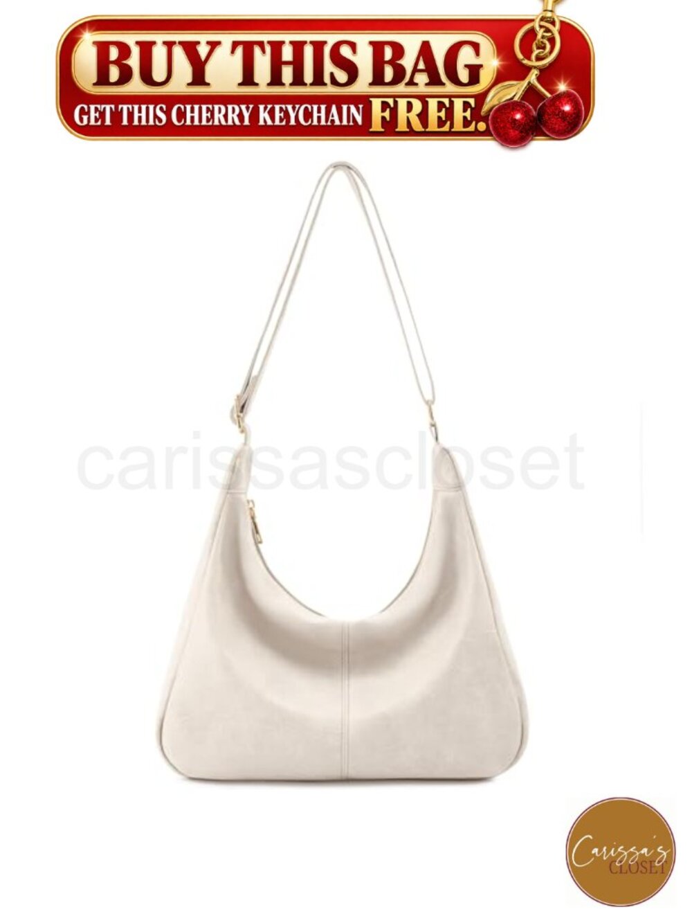 ✨ Vegan Leather Foldable Hobo Shoulder Crossbody Purse Handbag Tote